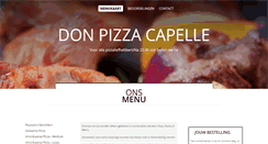 Desktop Screenshot of don-pizza-capelleaandenijssel.nl