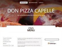 Tablet Screenshot of don-pizza-capelleaandenijssel.nl